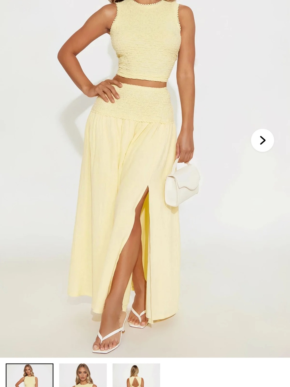 Mimosa Skirt set